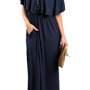 Off Shoulder maxi dress xl